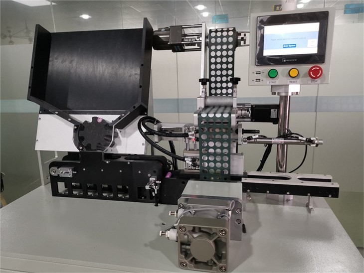 Cylindrical Cell Sticking Machine