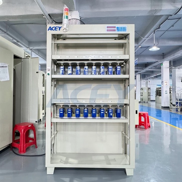 5V 300A 16 Channels Energy-Feedback Prismatic Battery Cell Grading Machine